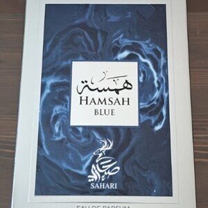 Hamsah Blue by Sahari Eau de Parfum Spray Fresh Aquatic Fragrance 3.4 oz